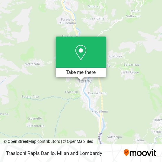 Traslochi Rapis Danilo map