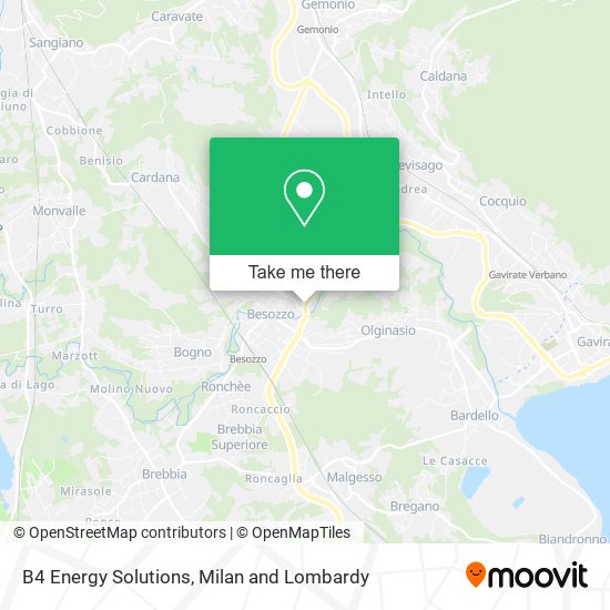 B4 Energy Solutions map