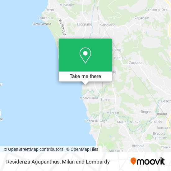 Residenza Agapanthus map