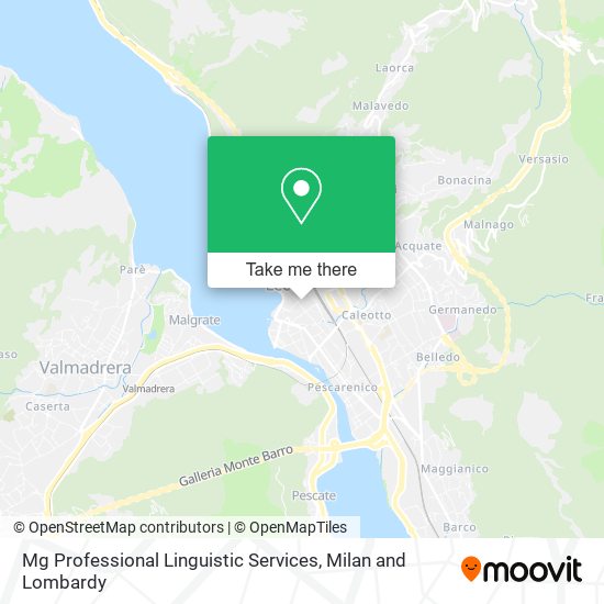 Mg Professional Linguistic Services map