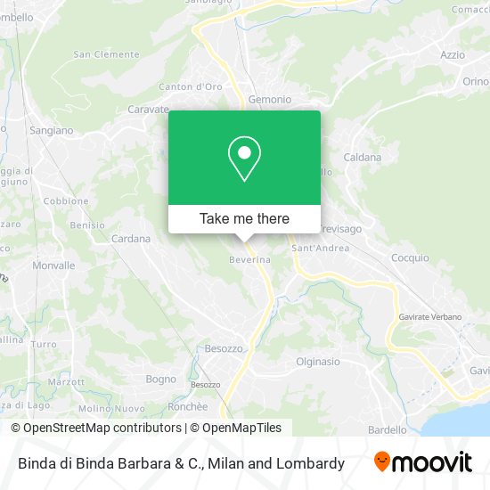 Binda di Binda Barbara & C. map