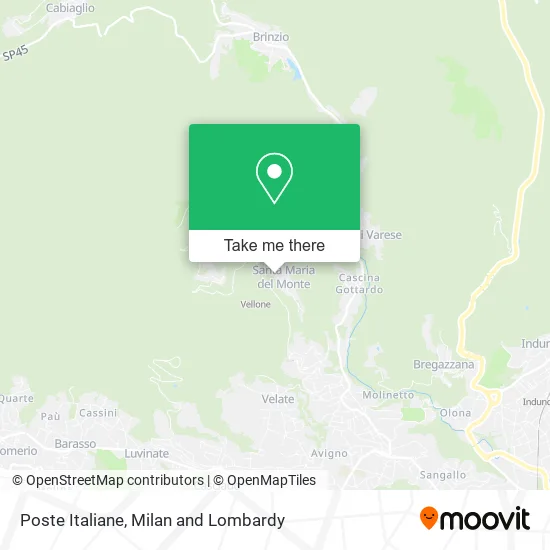 Poste Italiane map
