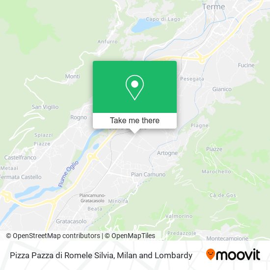 Pizza Pazza di Romele Silvia map