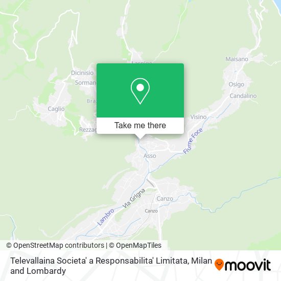 Televallaina Societa' a Responsabilita' Limitata map