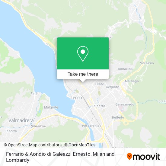 Ferrario & Aondio di Galeazzi Ernesto map