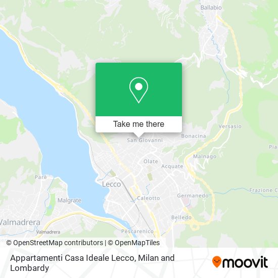 Appartamenti Casa Ideale Lecco map