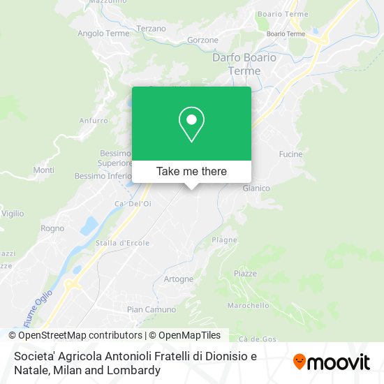 Societa' Agricola Antonioli Fratelli di Dionisio e Natale map