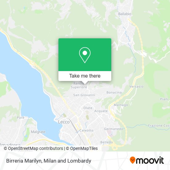Birreria Marilyn map