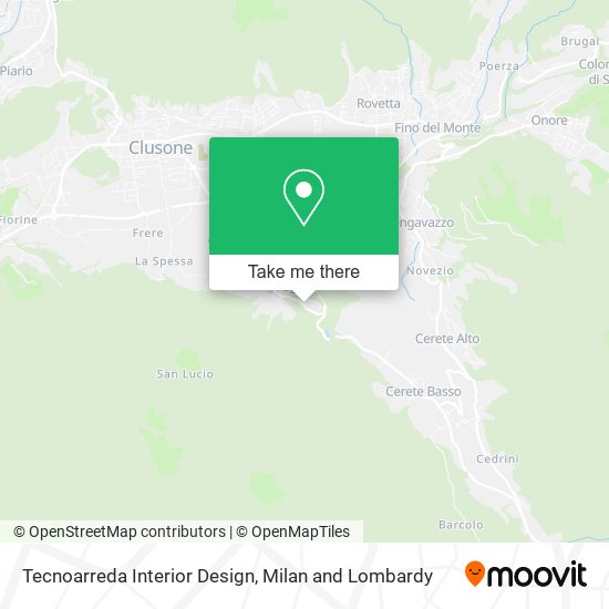 Tecnoarreda Interior Design map