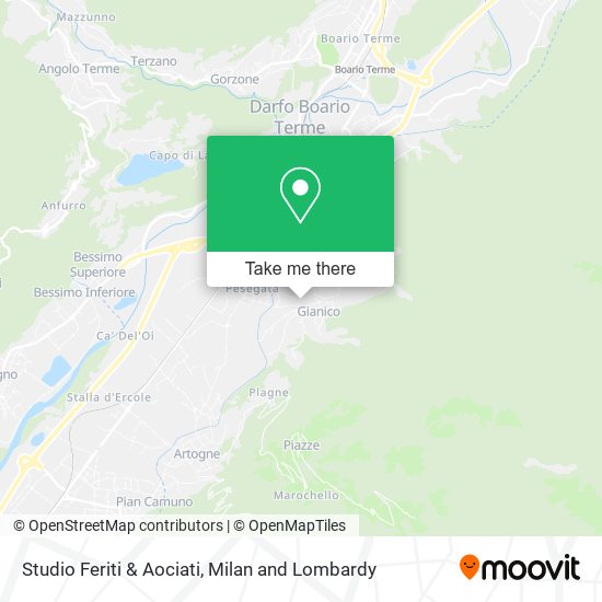 Studio Feriti & Aociati map