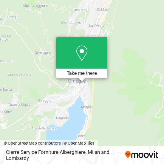 Cierre Service Forniture Alberghiere map