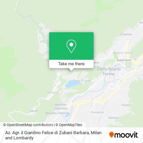 Az. Agr. il Giardino Felice di Zubani Barbara map
