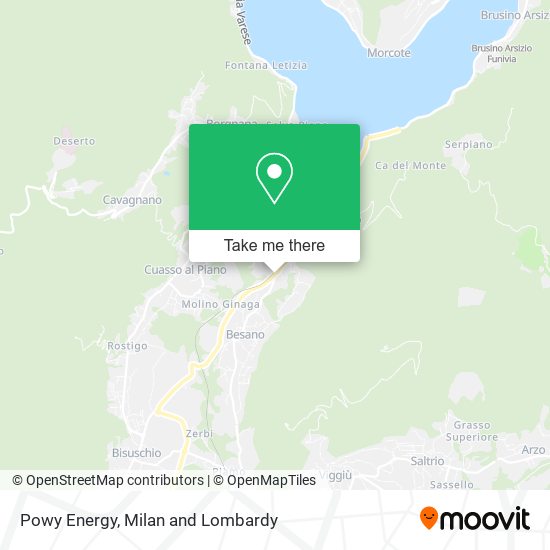 Powy Energy map