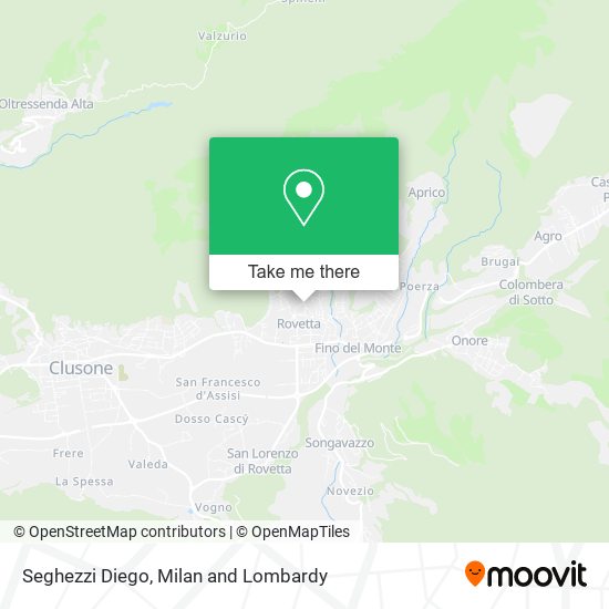 Seghezzi Diego map