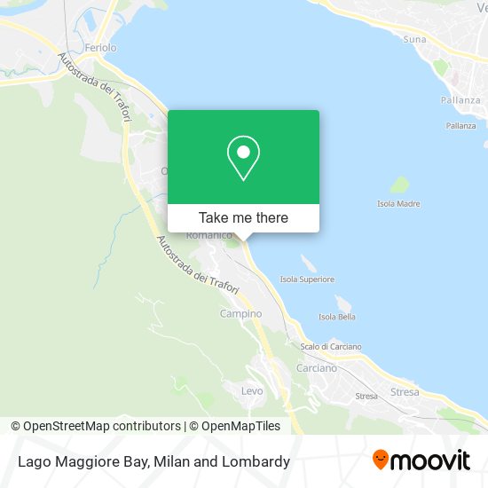 Lago Maggiore Bay map