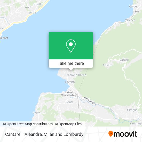 Cantarelli Aleandra map