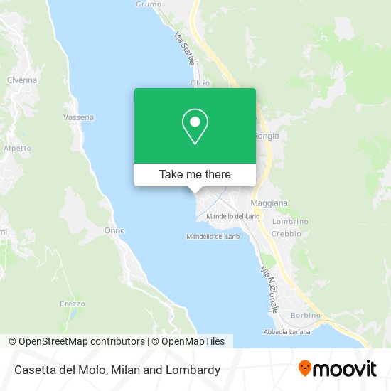 Casetta del Molo map