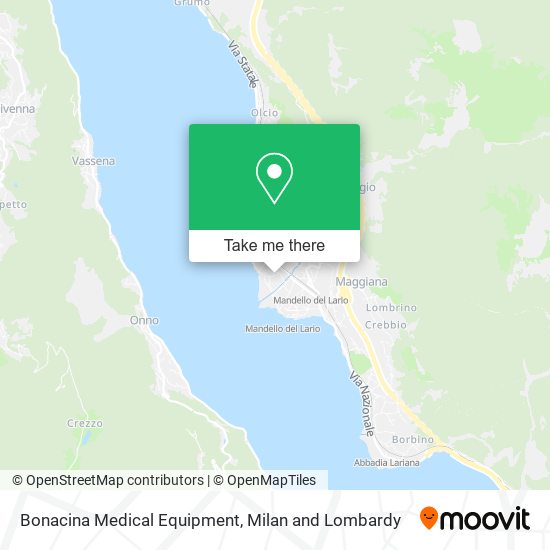 Bonacina Medical Equipment map