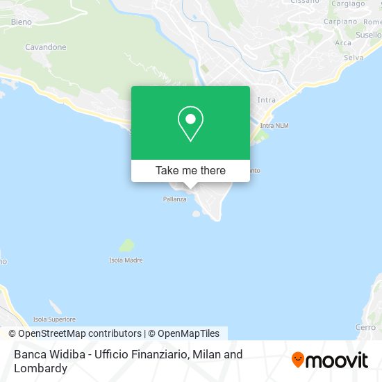 Banca Widiba - Ufficio Finanziario map