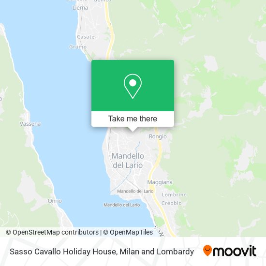 Sasso Cavallo Holiday House map