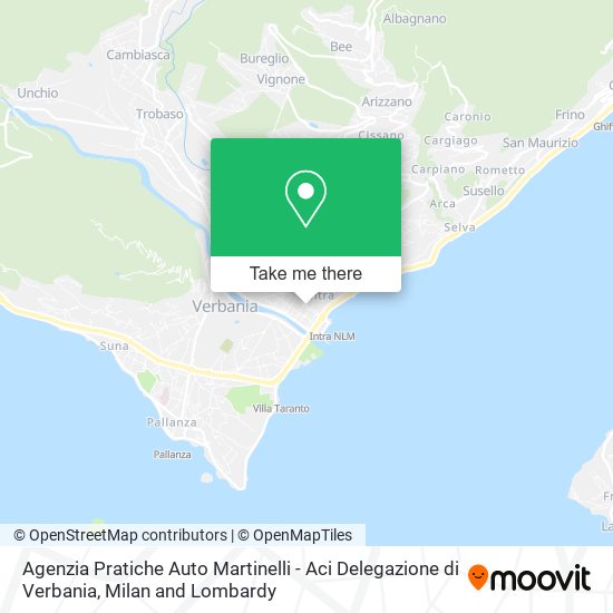 Agenzia Pratiche Auto Martinelli - Aci Delegazione di Verbania map