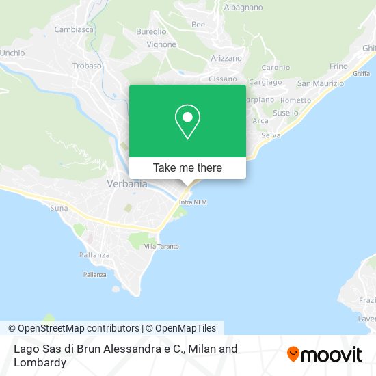 Lago Sas di Brun Alessandra e C. map