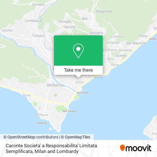 Caronte Societa' a Responsabilita' Limitata Semplificata map