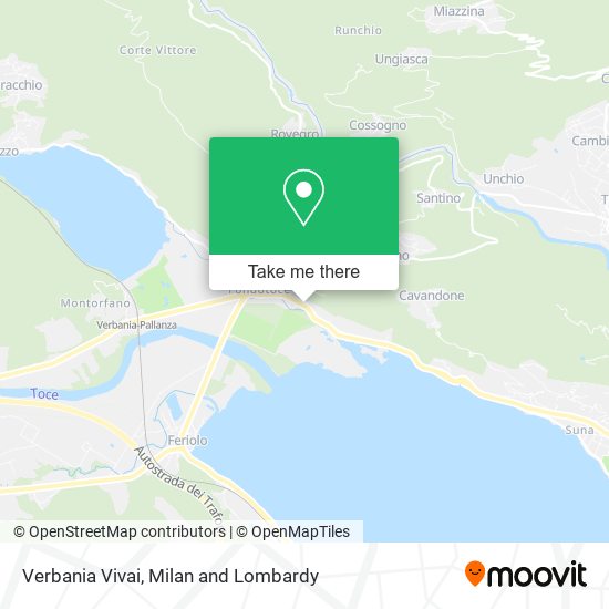 Verbania Vivai map