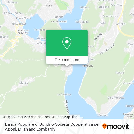 Banca Popolare di Sondrio-Societa' Cooperativa per Azioni map