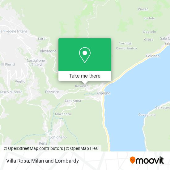 Villa Rosa map