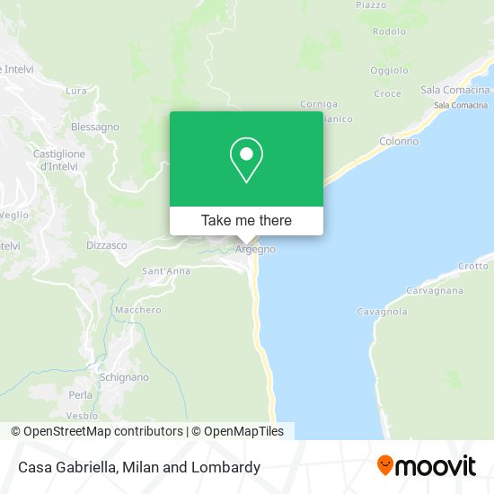 Casa Gabriella map