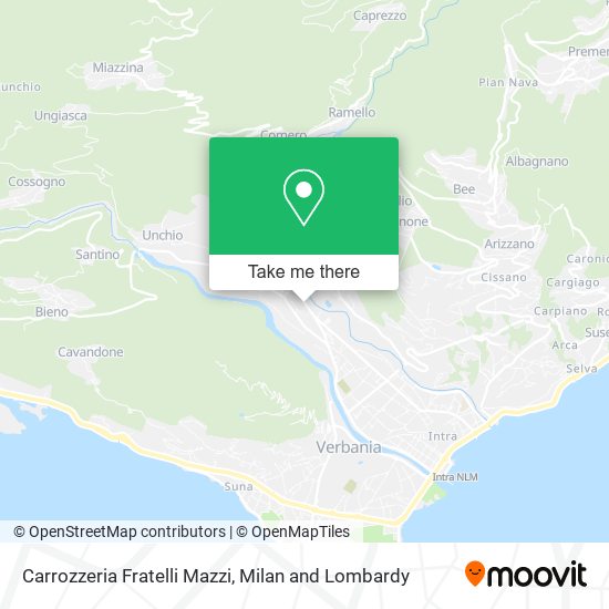 Carrozzeria Fratelli Mazzi map