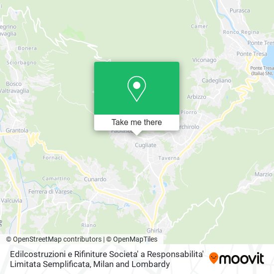 Edilcostruzioni e Rifiniture Societa' a Responsabilita' Limitata Semplificata map