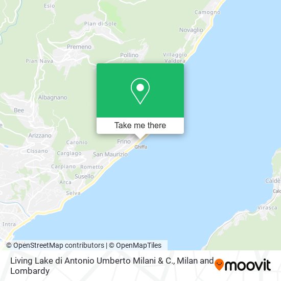 Living Lake di Antonio Umberto Milani & C. map