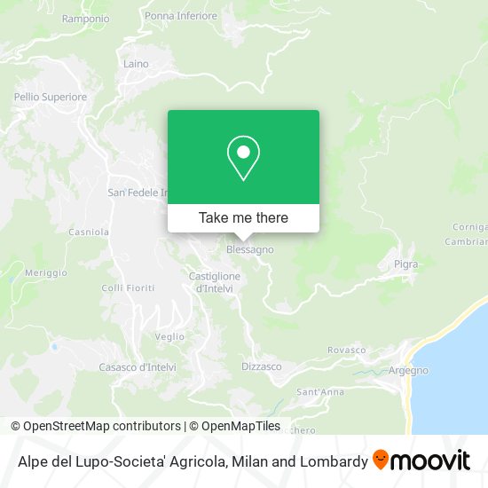 Alpe del Lupo-Societa' Agricola map