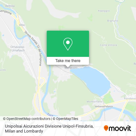 Unipolsai Aicurazioni Divisione Unipol-Finsubria map