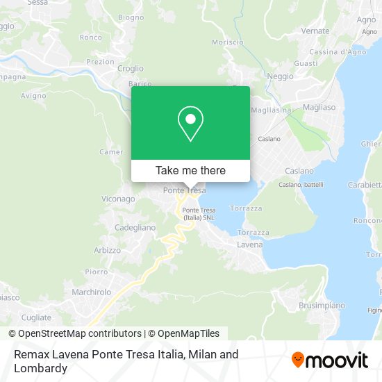 Remax Lavena Ponte Tresa Italia map