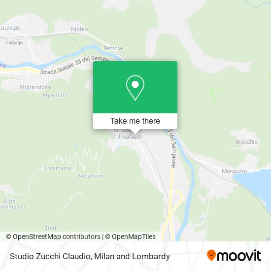 Studio Zucchi Claudio map