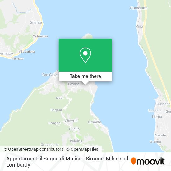 Appartamenti il Sogno di Molinari Simone map