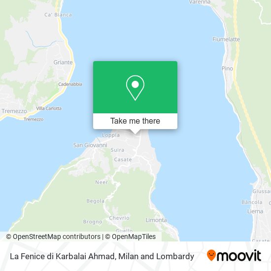 La Fenice di Karbalai Ahmad map