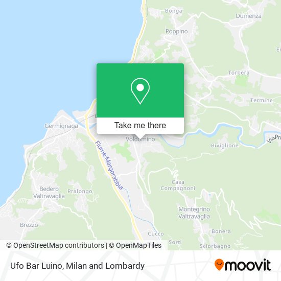 Ufo Bar Luino map