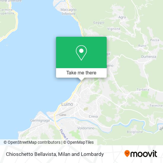Chioschetto Bellavista map
