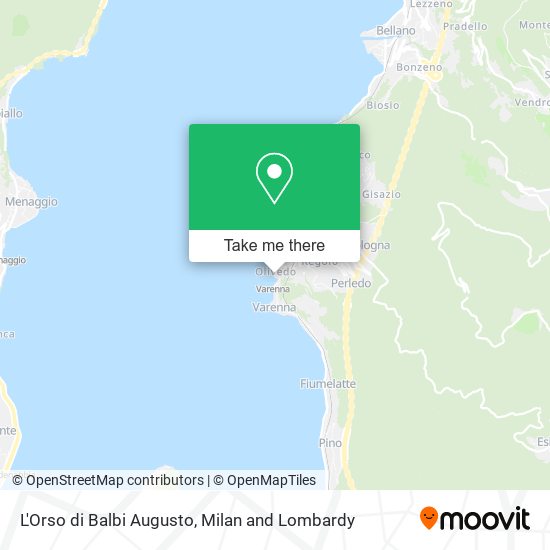 L'Orso di Balbi Augusto map