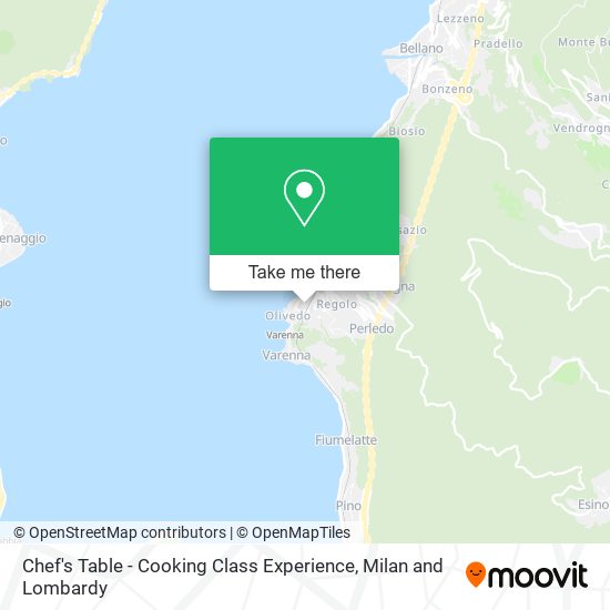 Chef's Table - Cooking Class Experience map