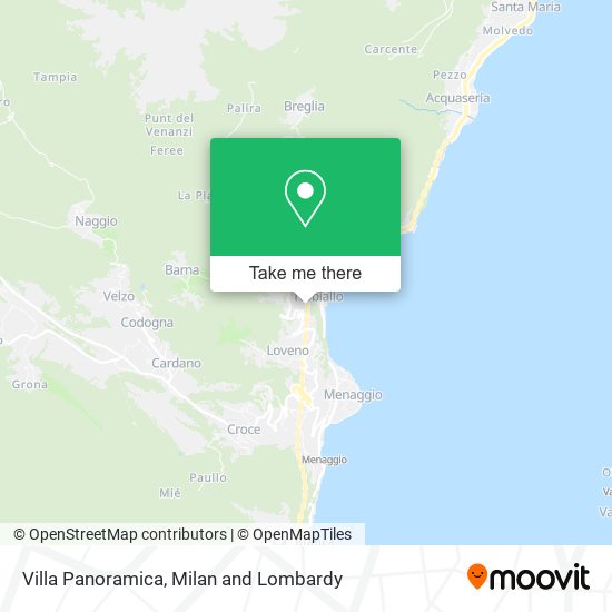 Villa Panoramica map