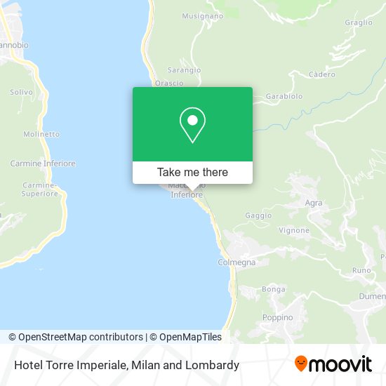 Hotel Torre Imperiale map