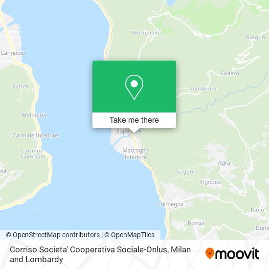 Corriso Societa' Cooperativa Sociale-Onlus map