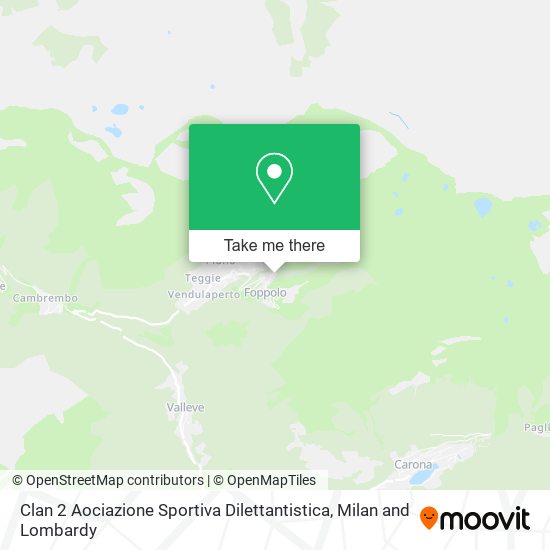 Clan 2 Aociazione Sportiva Dilettantistica map