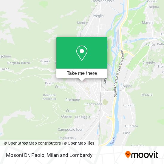 Mosoni Dr. Paolo map