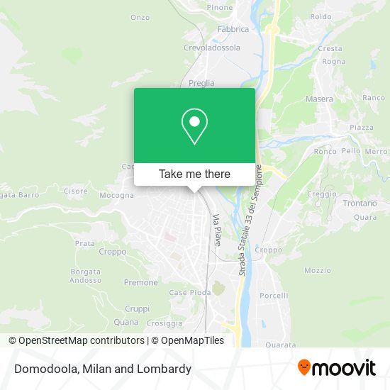 Domodoola map